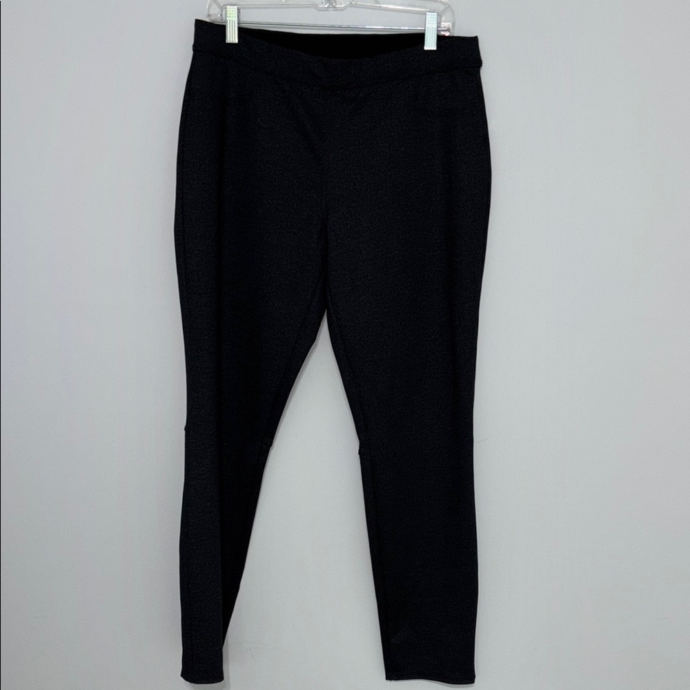 Max Studio Charcoal Grey Pull-On Ponte Leggings Size XL